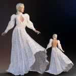 dForce Gown For G8F dForce Gown For G8F