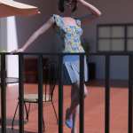 dForce Floral Pleated Skirt Outfit for Genesis 8 Female(s) dForce Floral Pleated Skirt Outfit for Genesis 8 Female(s)