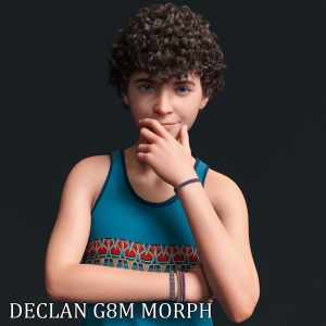 Declan Character Morph for Genesis 8 Male Declan Character Morph for Genesis 8 Male