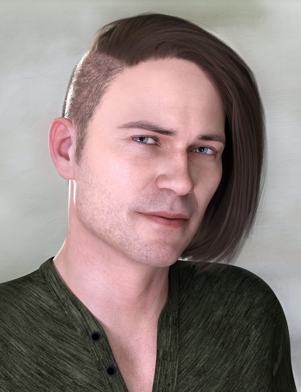 Derrik Hair for Genesis 8 Males Derrik Hair for Genesis 8 Males