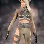 West Sci-Fi Outfit for Genesis 8.1 Females West Sci-Fi Outfit for Genesis 8.1 Females