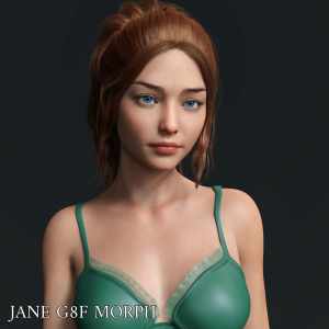 Jane Character Morph For Genesis 8 Females Jane Character Morph For Genesis 8 Females