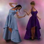 dForce – Train Dress for G8F dForce – Train Dress for G8F