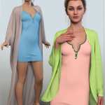 dForce Casual Summer Outfit for Genesis 8 and 8.1 Females dForce Casual Summer Outfit for Genesis 8 and 8.1 Females