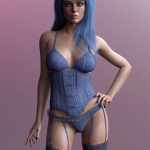 X Fashion Leather Lingerie Set for Genesis 8 and 8.1 Females X Fashion Leather Lingerie Set for Genesis 8 and 8.1 Females