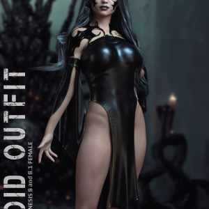 dForce Void Outfit for Genesis 8 and 8.1F dForce Void Outfit for Genesis 8 and 8.1F