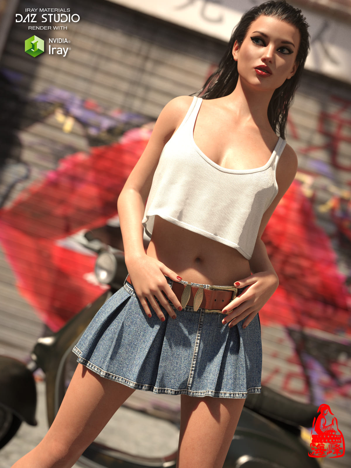 dForce Tank & Skirt for Genesis 8 & 8.1 Females and Genesis 9 dForce Tank & Skirt for Genesis 8 & 8.1 Females and Genesis 9