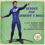 Heroes for Genesis 3 Male Heroes for Genesis 3 Male