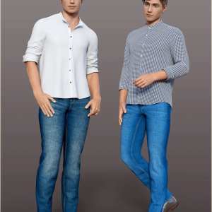 dForce H&C Mandarin Collar Shirt Outfit for Genesis 8 Male(s) dForce H&C Mandarin Collar Shirt Outfit for Genesis 8 Male(s)