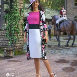 dForce Epsom Downs Outfit for Genesis 8 Female(s) dForce Epsom Downs Outfit for Genesis 8 Female(s)