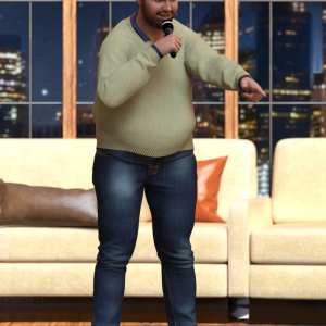 Talk Show Poses for Fred 8.1 Talk Show Poses for Fred 8.1