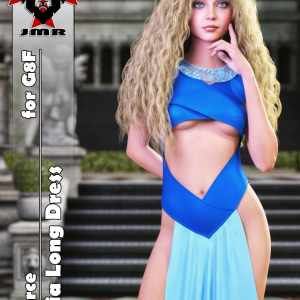 JMR dForce Gaia Long Dress for G8F JMR dForce Gaia Long Dress for G8F