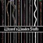 BW Wizard Wooden Staffs Set for Genesis 8.1 BW Wizard Wooden Staffs Set for Genesis 8.1