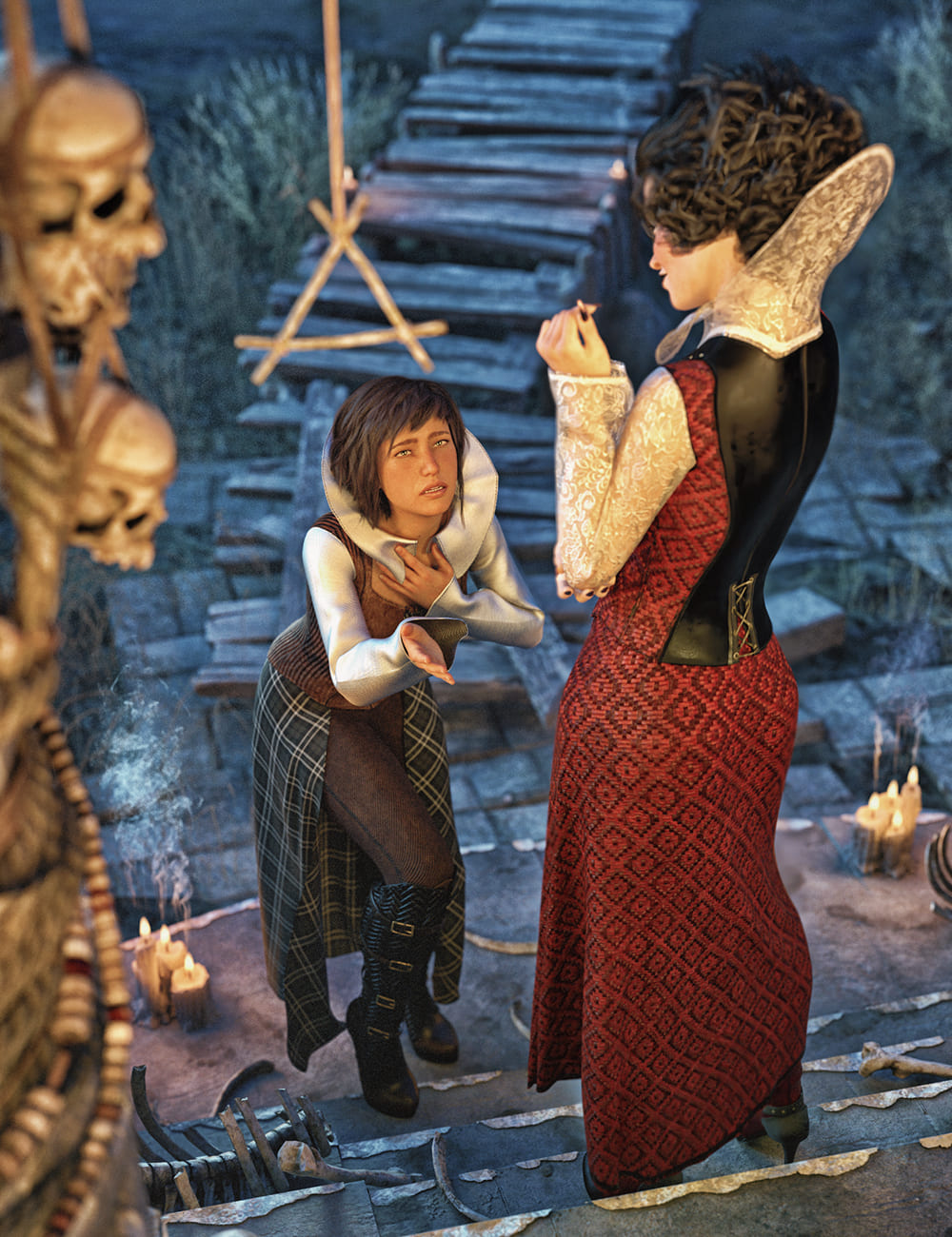 dForce Moriana Outfit Textures dForce Moriana Outfit Textures