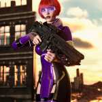 Cyberpunk Droid Sniper Rifle Poses for Genesis 8 and 8.1 Female Cyberpunk Droid Sniper Rifle Poses for Genesis 8 and 8.1 Female