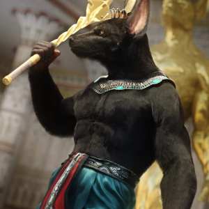 Majestic Anubis with dForce Hair for Genesis 8 Male Majestic Anubis with dForce Hair for Genesis 8 Male