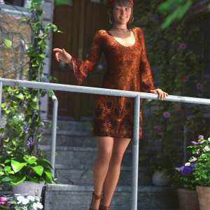 dForce Flower Girl Dress Outfit for Genesis 8 and 8.1 Females dForce Flower Girl Dress Outfit for Genesis 8 and 8.1 Females