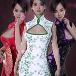 dForce Li Mei Mini Dress Outfit Textures dForce Li Mei Mini Dress Outfit Textures