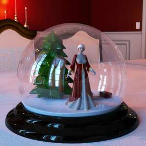 Christmas Snow Globe and Poses for Genesis 8 Female Christmas Snow Globe and Poses for Genesis 8 Female