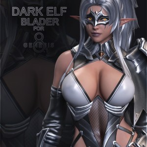 Dark Elf Blader for Genesis 8 and 8.1 Female Dark Elf Blader for Genesis 8 and 8.1 Female