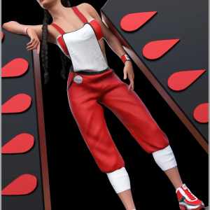 dForce Street Overalls Outfit for Genesis 8 Females dForce Street Overalls Outfit for Genesis 8 Females