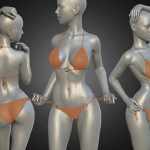 Crochet Bikini Set for G8F Crochet Bikini Set for G8F