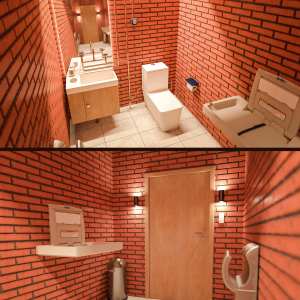 Yoga Club Washroom Yoga Club Washroom