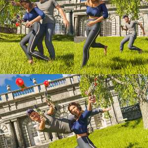 Fun Gun War Poses for Genesis 8 Fun Gun War Poses for Genesis 8