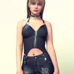 KuJ Backless Suit for Genesis 9 KuJ Backless Suit for Genesis 9