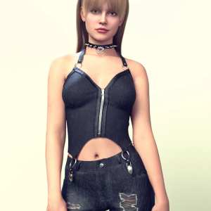 KuJ Backless Suit for Genesis 9 KuJ Backless Suit for Genesis 9
