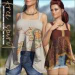 Free Spirit Textures for dForce Summer Festival Tank Top Free Spirit Textures for dForce Summer Festival Tank Top