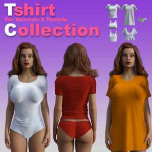 dForce and standard conforming Tshirt Collection for G8F dForce and standard conforming Tshirt Collection for G8F
