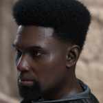 Faded Afro Hair and Beard for Genesis 9 Faded Afro Hair and Beard for Genesis 9