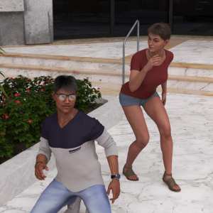 Simply Crouching Poses for Genesis 8 and 8.1 Male and Female Simply Crouching Poses for Genesis 8 and 8.1 Male and Female