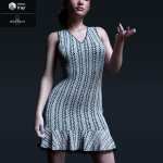 dForce Candyfloss Crochet Dress for Genesis 8 Female(s) dForce Candyfloss Crochet Dress for Genesis 8 Female(s)