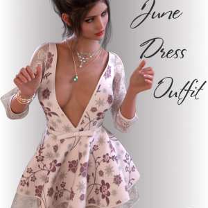 dForce June Holiday Dress Outfit for Genesis 8 Female(s) dForce June Holiday Dress Outfit for Genesis 8 Female(s)