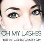 Oh My Lashes Fiberhair Eyelashes for G3F & G3M Oh My Lashes Fiberhair Eyelashes for G3F & G3M