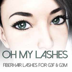 Oh My Lashes Fiberhair Eyelashes for G3F & G3M Oh My Lashes Fiberhair Eyelashes for G3F & G3M