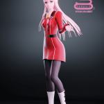 Zero Two for Genesis 8 and 8.1 Female Zero Two for Genesis 8 and 8.1 Female