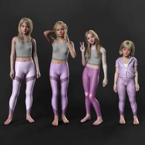 HX Teens Morphs for Genesis 9 HX Teens Morphs for Genesis 9