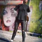 dForce Grunge Essence Outfit Genesis 9 dForce Grunge Essence Outfit Genesis 9