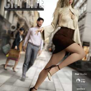 City Life Outfit for Genesis 8 and 8.1 Females City Life Outfit for Genesis 8 and 8.1 Females