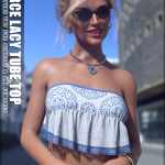 dForce Lacy Tube Top G8G8.1F dForce Lacy Tube Top G8G8.1F