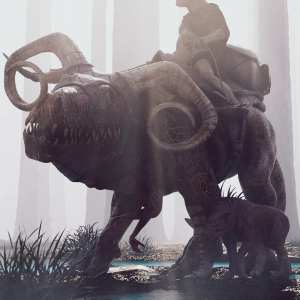Skalarog Original Creature with Saddlery and Poses Skalarog Original Creature with Saddlery and Poses