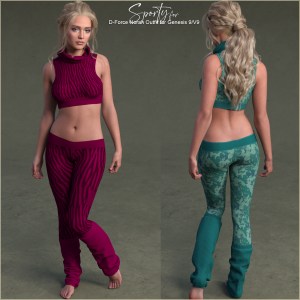 Sporty for D-Force Norah Outfit for Genesis 9/V9 Sporty for D-Force Norah Outfit for Genesis 9/V9