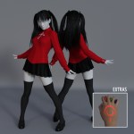 dForce Young Mage Set for G8F dForce Young Mage Set for G8F