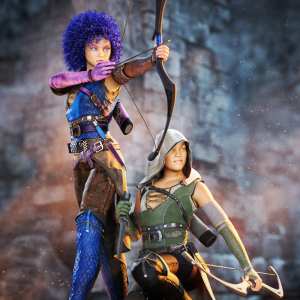 dForce Ember Skies Outfit Textures dForce Ember Skies Outfit Textures