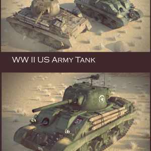 WW II US Army Tank WW II US Army Tank