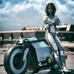 Sci-fi Motorbike Sci-fi Motorbike