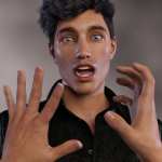 Head & Hands Poses for Genesis 8.1 Male Head & Hands Poses for Genesis 8.1 Male